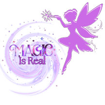 Magic Is Real Purple Fairy Aura