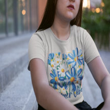 Women T-shirt (Daisy, floral) 