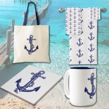 Nautical Anchor Coastal Collection 