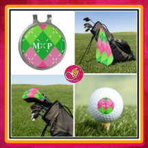 Golf Argyle Personalized Gear