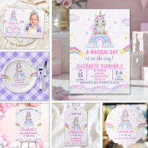 A Magical Day is on the Way Unicorn Birthday Girl