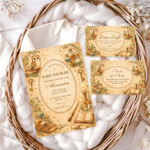 Vintage Wizard Magic Baby Shower