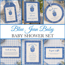 Blue Jean Baby Shower Collection