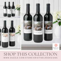 Custom Wedding Wine Labels
