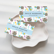Pattern Of Cats Business Cards Collection