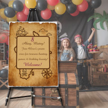 Minimalist Vintage Pirate Collection for 8th Birth