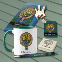 Clan Johnston Tartan and Crest Collection