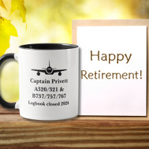Pilot Retirement Minimalist Personalized Aviation