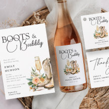 Boots and Bubbly Western Bridal Shower