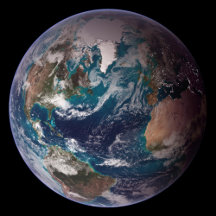 The Earth (NASA Blue Marble, Western Hemisphere)