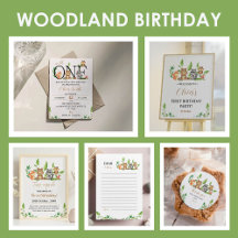 Woodland Animals Birthday