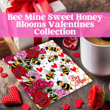 Bee Mine Sweet Honey Blooms Valentines Collection