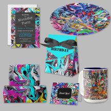 Graffiti Street Art Theme Parties 