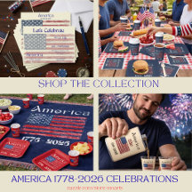 America Flag 1776-2026 Party Ideas and Supplies