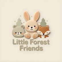 🌿 LITTLE FOREST FRIENDS – BABY MILESTONE CARDS 