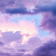 Twilight Sky: Sunset with Purple, Pink and Blue