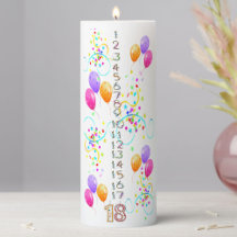 Countdown Birthday Candles