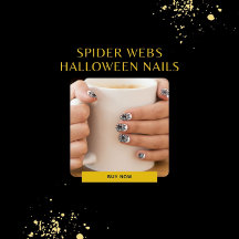 Spooky season Halloween nails
