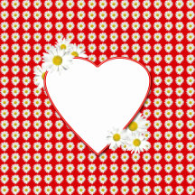Daisy Heart Valentine's Day
