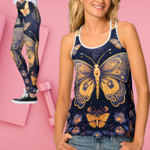 Leggings Art Nouveau Style Beautiful Unique Gifts