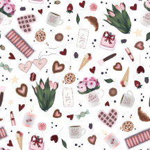 Hand Drawn Valentine Pattern