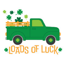 "Loads of Luck" Truck Quote Design