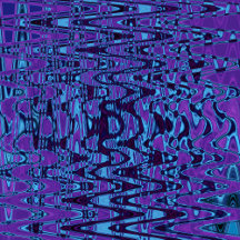 Cool Purple and Blue Abstract Tie Dye Retro Waves