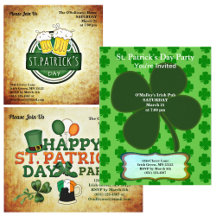 Partyready St Patrick's Day Invitations Cards