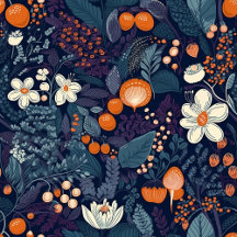 Scandinavian Floral Print