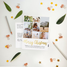 Festive and Modern Family Christmas Holiday Cards
