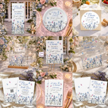 Bluebell Wildflowers Bridal Shower Collection