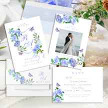 Rose Monogram Ribbon Wedding 