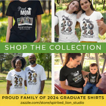 Personalized Proud Family of 2024 Graduate Shirts