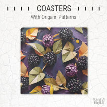 Coasters with Origami Patterns