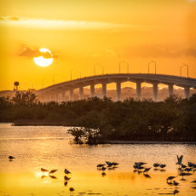 Titusville Florida Sunset - Travel Photography