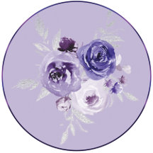 Purple and Silver Wedding 