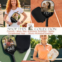 Year Established Custom Name Pickleball Paddles