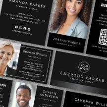 Black business cards