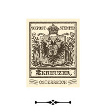 Vintage Österreich Habsburger Briefmarke