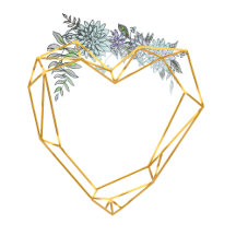 FLOWERS elegant gold