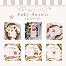 Pink Farmers Market Baby Shower