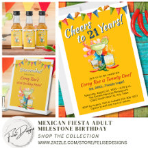 Mexican Fiesta Adult Milestone Birthday 