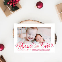 Baby's First Christmas Holiday Cards