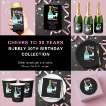 Cheers to 30 Years Birthday Party Range