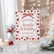 Sweetheart Heart Theme First Birthday Collection 