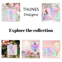 Holographic Sweet 16 collection