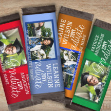 Graduation School Spirit Signs & Candy Wrappers