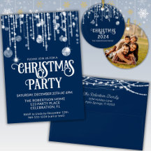 String Lights Christmas Party Supplies Navy Blue