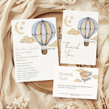 Hot Air Balloon Baby Shower Collection