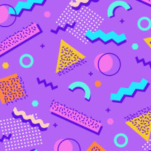 80s Purple Pattern